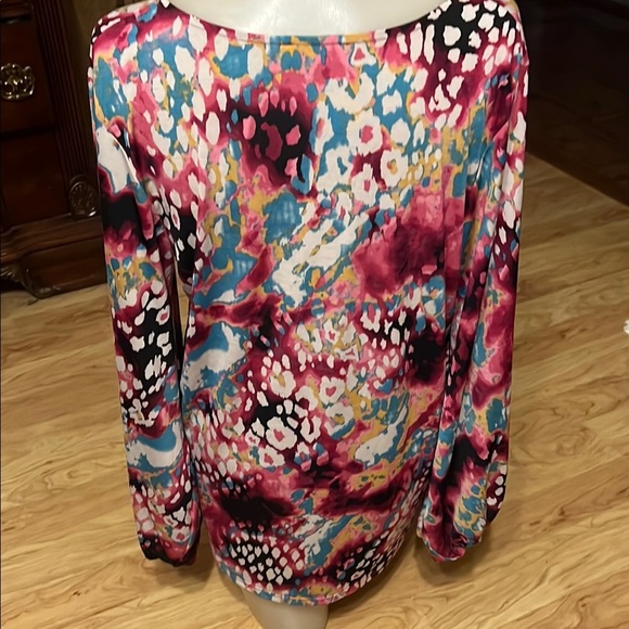 Vibrant Multicolor Women's Top - Picture 3 of 5